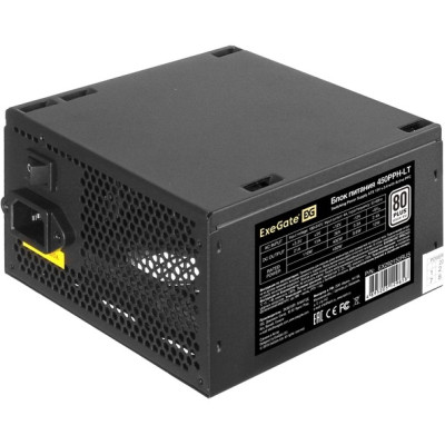 Блок питания 450W EXEGATE 80 PLUS® 450PPH-LT EX292150RUS-OEM