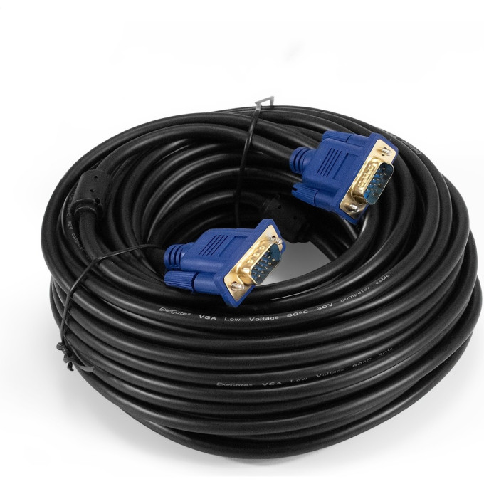 Кабель VGA Pro EXEGATE EX-CC-PVGA-15M15M-20,0 EX294727RUS