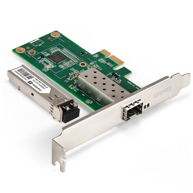 Сетевой адаптер SFP EXEGATE EXE-I210-F1+ Трансивер EXEGATE EXT-1G-MM850-LC2-550M EX298935RUS