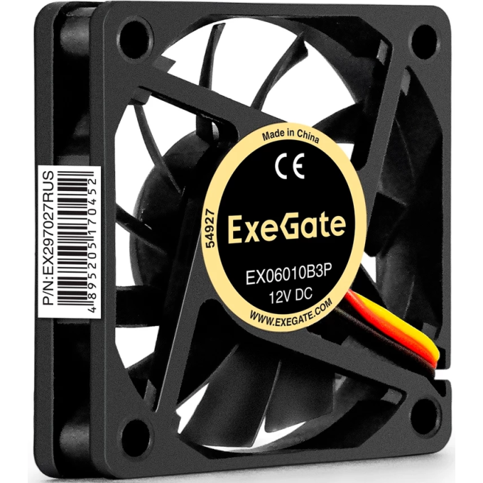 Вентилятор 12В DC EXEGATE EX06010B3P EX297027RUS