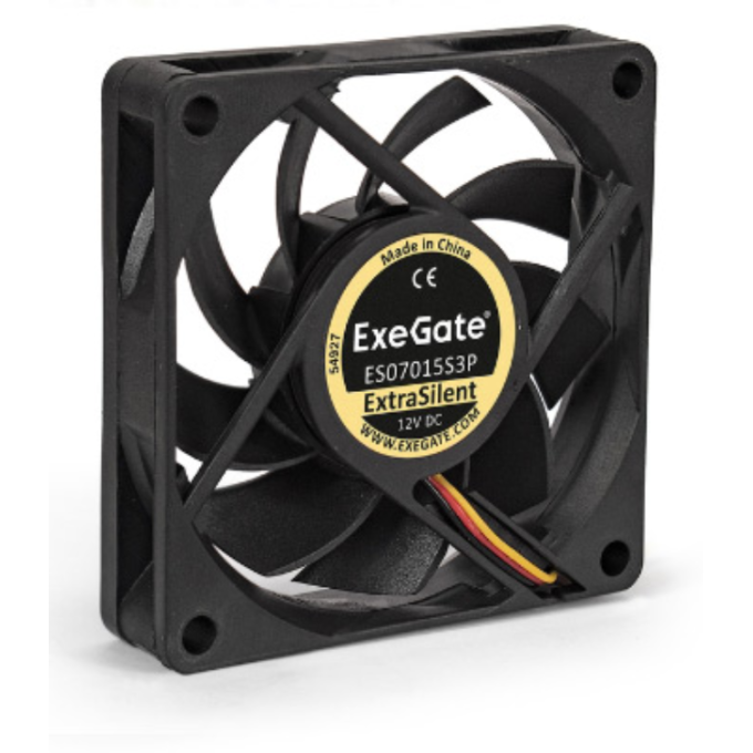 Вентилятор 12В DC EXEGATE EX07015S2P 70x70x15 мм EX299866RUS