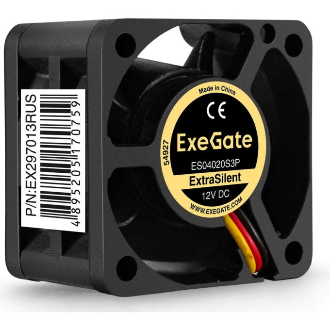 Вентилятор 12В DC EXEGATE EXTRASILENT ES04020S3P EX297013RUS