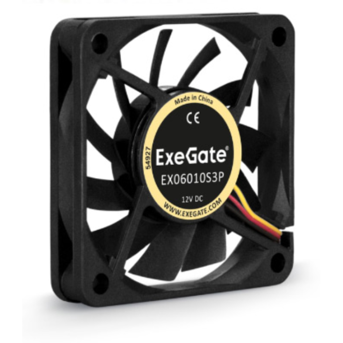 Вентилятор 12В DC EXEGATE EXTRASILENT ES06015S2P 60x60x15 мм EX299859RUS