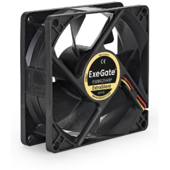 Вентилятор 12В DC ExeGate ExtraSilent ES08025S2P 80x80x25 мм