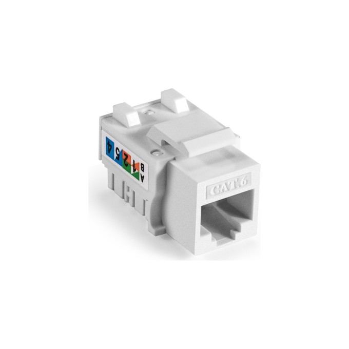 Модуль-вставка Keystone Jack RJ-45 EXEGATE KJ-8P8C-U-C6-90-110 EX297265RUS